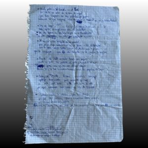 Manuscrito Original "FARIÑA" (ft. El Jincho)